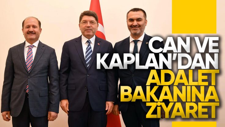 Mustafa Kaplan ve Ramazan Can’dan Adalet Bakanı Yılmaz Tunç’a Ziyaret