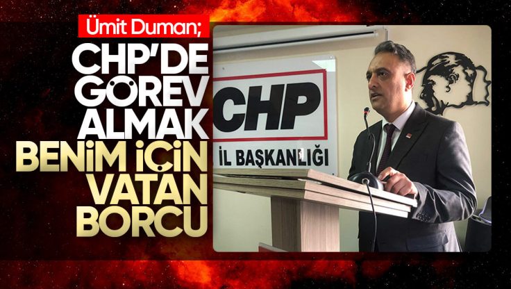 Ümit Duman, CHP Kırıkkale İl Başkanlığı İçin Adaylığını Açıkladı