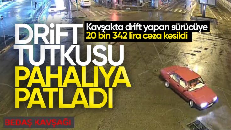 Kırıkkale’de Drift Yapan Araç Sürücüsüne 20 Bin 342 Lira Ceza Kesildi