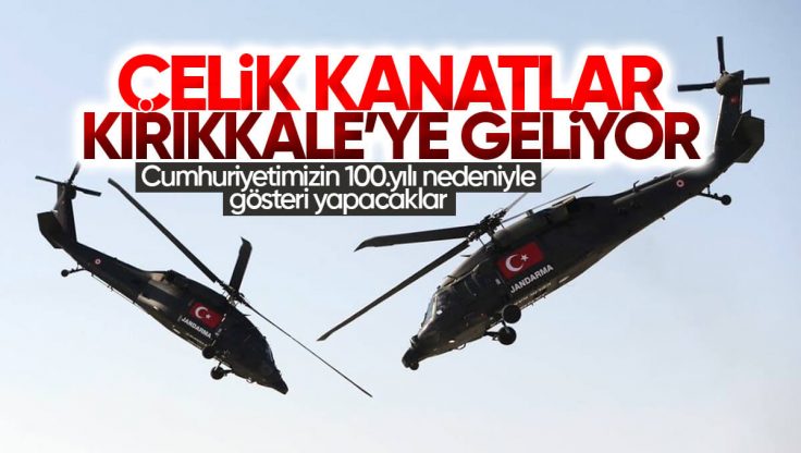 Kırıkkale’de Jandarma Çelik Kanatlar Uçuş Gösterisi Düzenleyecek