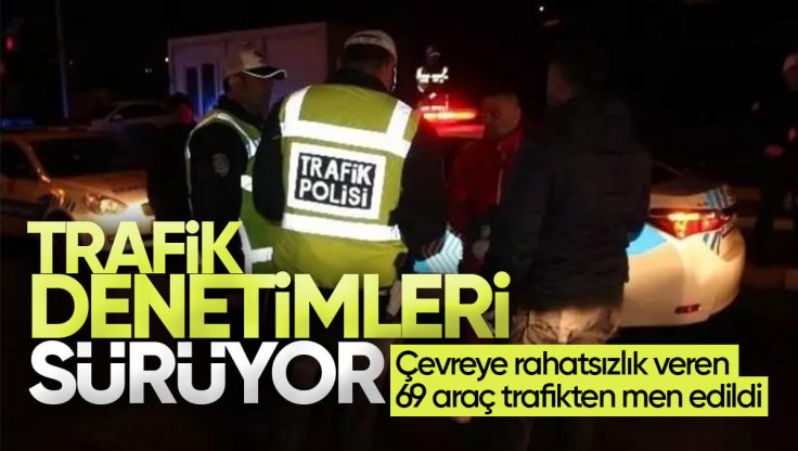 Kırıkkale’de Trafik Polislerinin Denetimleri Sürüyor; Son Haftada 69 Araç Trafikten Men Edildi