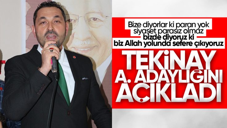 Muhammet Ali Tekinay, Yeniden Refah Partisi’nden Kırıkkale Belediye Başkanlığı Aday Adaylığını Açıkladı