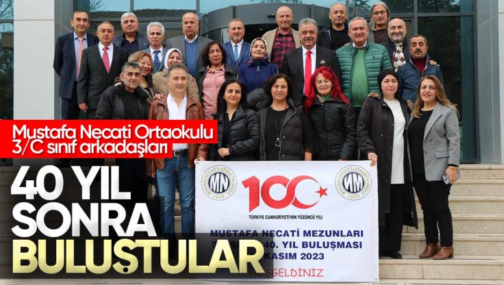 Mustafa Necati Ortaokulu Sınıf Arkadaşları 40 Yıl Sonra Kırıkkale’de Özlem Giderdiler