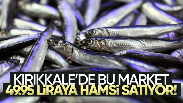 Kırıkkale’de Bu Market 49.95 Liraya Hamsi Satıyor!
