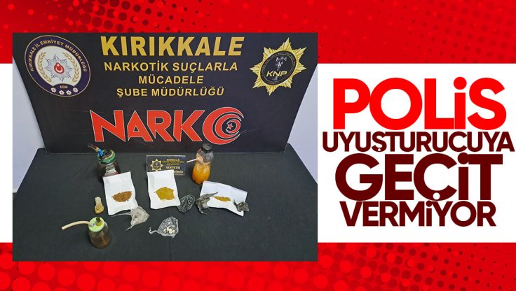 Kırıkkale’de Polis Ekiplerinden Başarılı Uyuşturucu Operasyonu