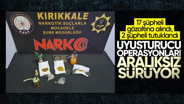 Kırıkkale’de Uyuşturucu Operasyonu: 2 Şüpheli Tutuklandı