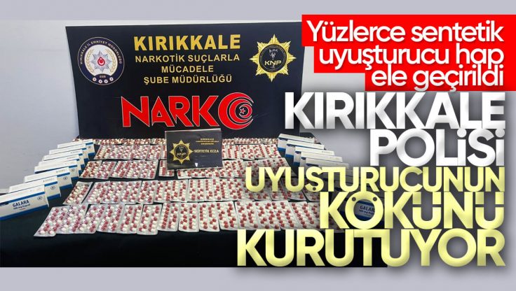 Kırıkkale’de Polis Ekiplerinden Başarılı Uyuşturucu Operasyonu, 936 Adet Sentetik Ecza Hap Ele Geçirildi