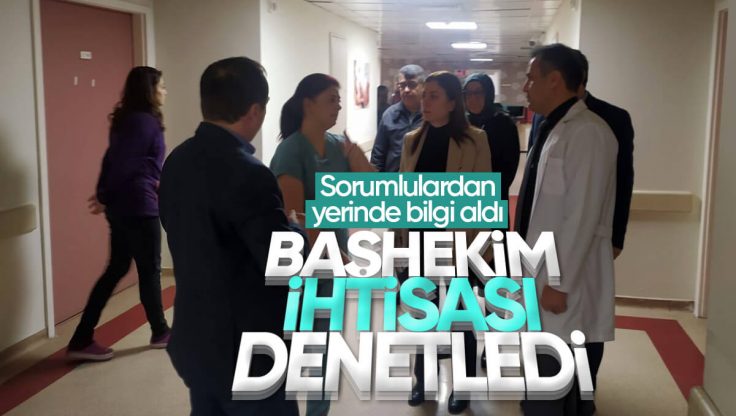 Başhekimden Kırıkkale Yüksek İhtisas Hastanesine Denetim