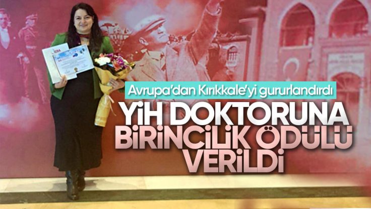 Kırıkkale Yüksek İhtisas Hastanesi Doktoruna Birincilik Ödülü Verildi