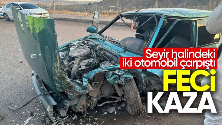 Kırıkkale’de Feci Trafik Kazası; Seyir Halindeki İki Otomobil Çarpıştı