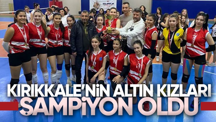 Kırıkkale Spor Lisesi Voleybolda Şampiyon Oldu