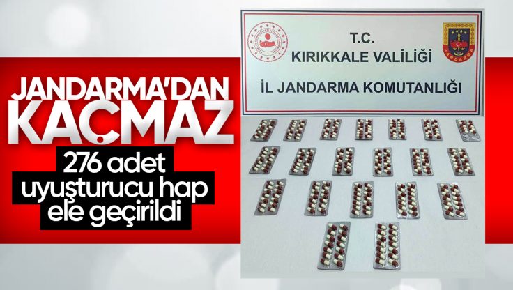 Kırıkkale’de Jandarma’dan Uyuşturucu Operasyonu 276 Adet Hap Ele Geçirildi