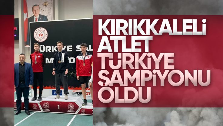 Kırıkkale’li Sporcu Atletizmde Türkiye Şampiyonu Oldu