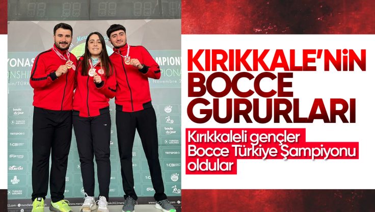 Kırıkkale’li Sporcular, Türkiye Bocce Şampiyonu Oldular
