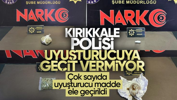 Kırıkkale’de Polis Ekiplerinden Başarılı Uyuşturucu Operasyonu, Çok Sayıda Uyuşturucu Madde Ele Geçirildi
