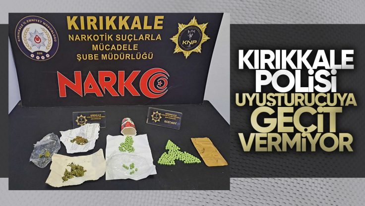 Kırıkkale’de Polis Uyuşturucu Operasyonlarını Sürdürüyor, 200 Uyuşturucu Hap ve Sentetik Uyuşturucu Ele Geçirildi