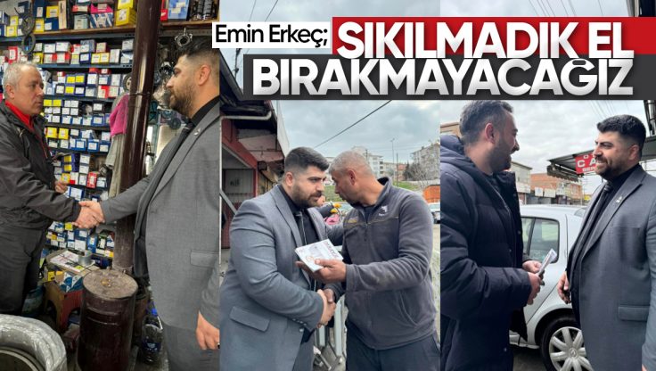 Zafer Partisi Kırıkkale Belediye Başkan Adayı Emin Erkeç Çalışmalarına Devam Ediyor