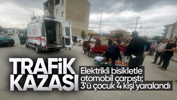 Kırıkkale’de Elektrikli Bisiklet Kazası: 3’ü Çocuk 4 Yaralı