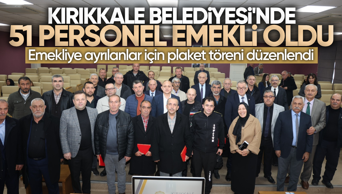 Kırıkkale Belediyesi’nden Emekliye Ayrılan Personele Vefa