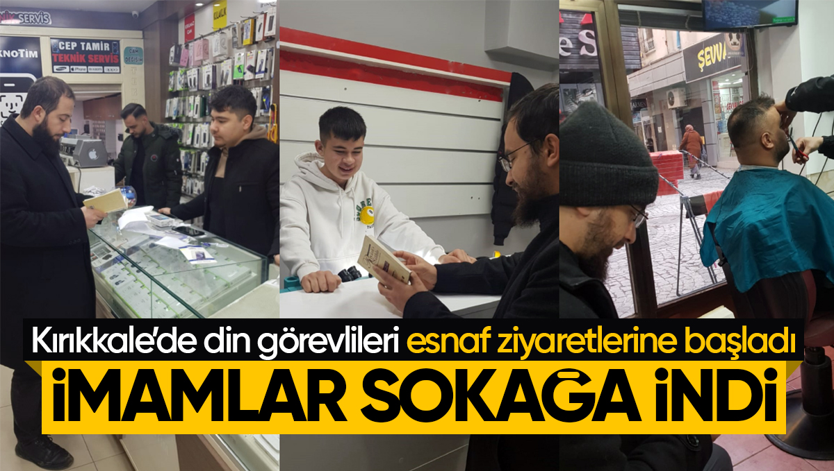 Kırıkkale’de Din Görevlilerinden Esnafa Moral Ziyareti