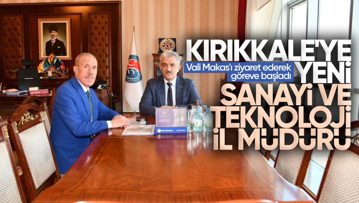 Kırıkkale Sanayi ve Teknoloji İl Müdürlüğü’ne Atanan Refik Tezcan Göreve Başladı