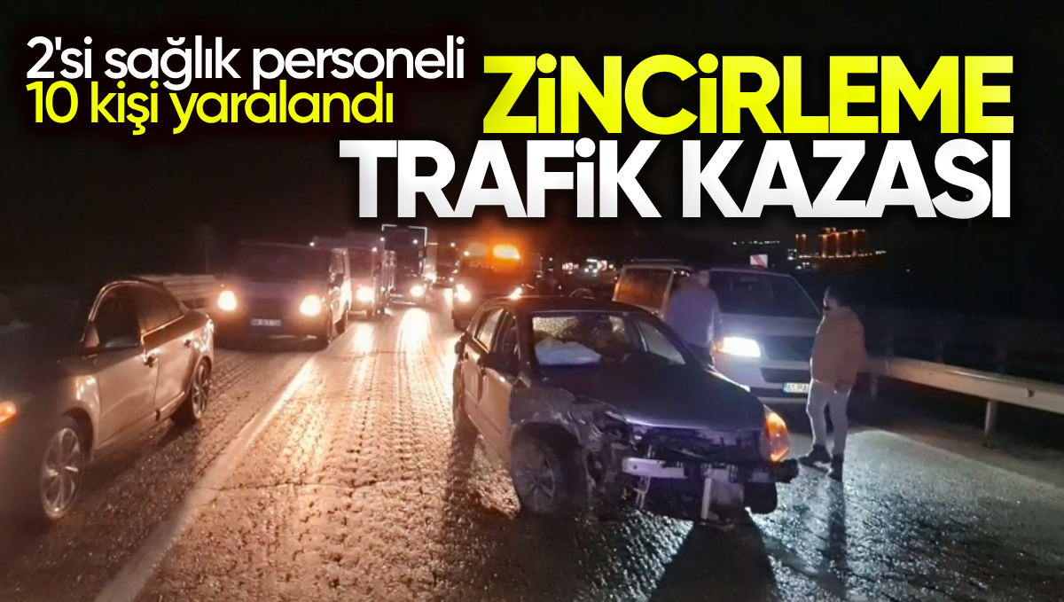 Kırıkkale’de Zincirleme Kaza: 2’si Sağlık Görevlisi, 10 Yaralı