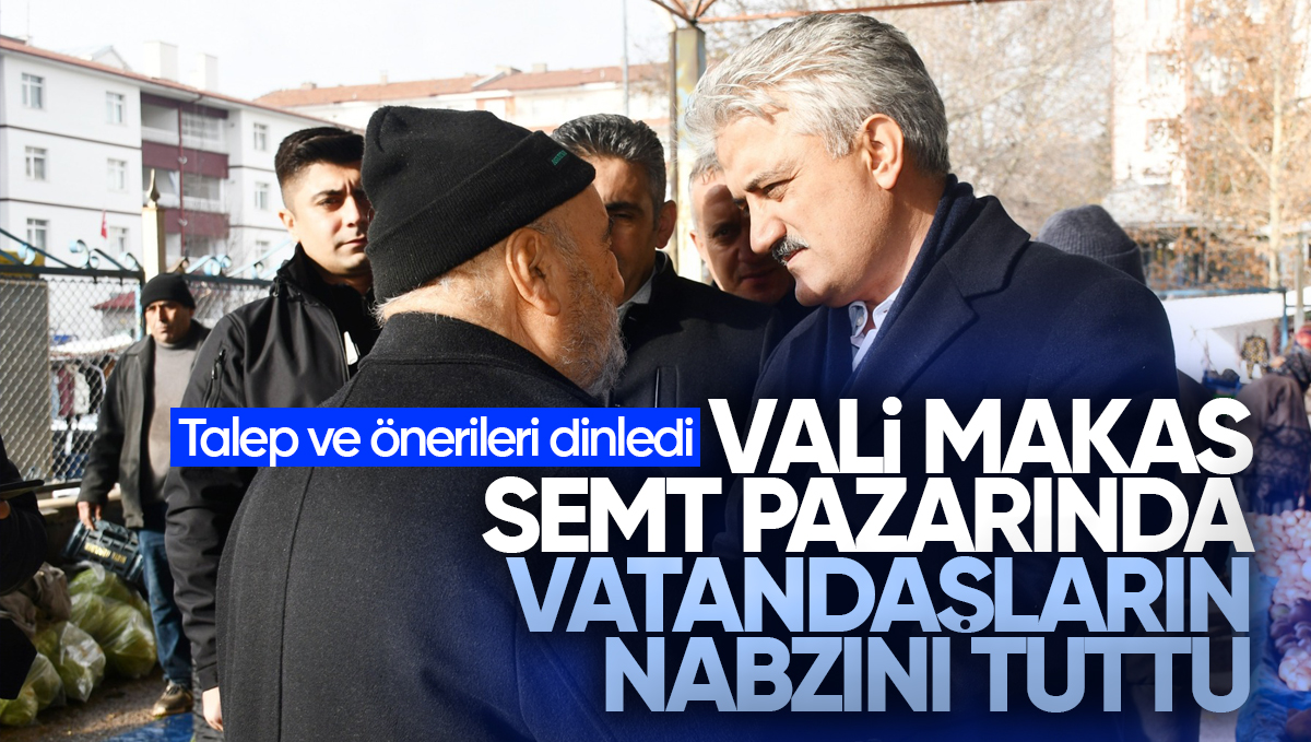 Kırıkkale Valisi Mehmet Makas, Kaletepe Sadettin Salmanlı Semt Pazarı’nda Esnaf ve Vatandaşla Buluştu