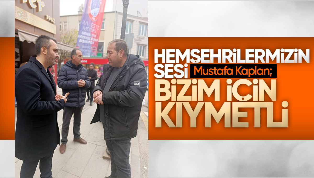 AK Parti Kırıkkale Milletvekili Mustafa Kaplan Kırıkkale Sokaklarında Vatandaşları Dinledi