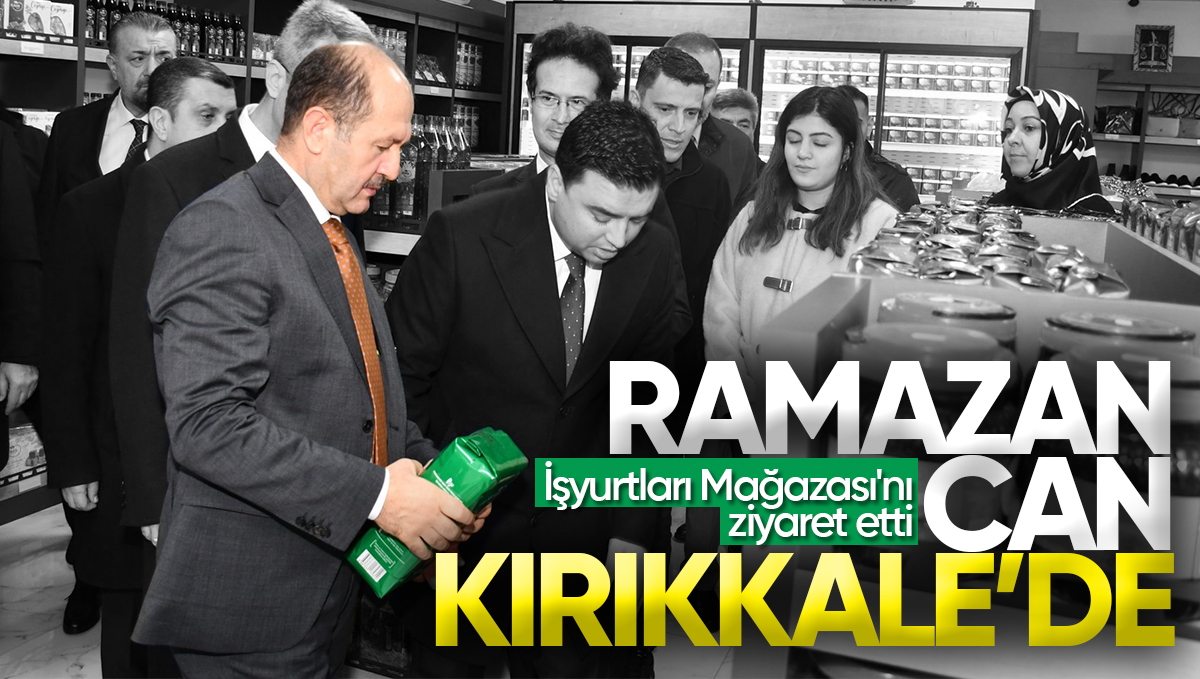 Ramazan Can, Kırıkkale’de Hükümlülerin Emeğini İnceledi: İşyurtları Mağazası’na Ziyaret