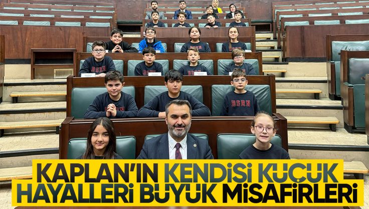 Mustafa Kaplan TBMM’de Kırıkkale’den Gelen Öğrencileri Ağırladı