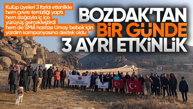 Bozkır Dağcılık’tan Bir Günde Üç Anlamlı Etkinlik