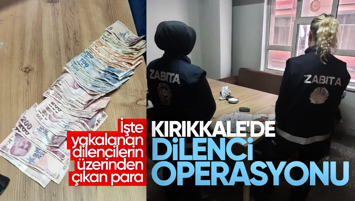 Kırıkkale’de Zabıta Ekiplerinden Dilencilere Yönelik Sıkı Denetim
