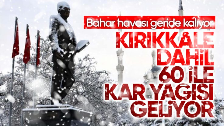 Kırıkkale’ye Kar Yağışı Geliyor: Bahar Havası Geride Kalıyor