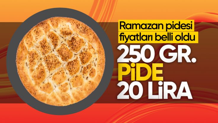Ramazan Pidesinin 2025 Yılı Fiyatı Belirlendi