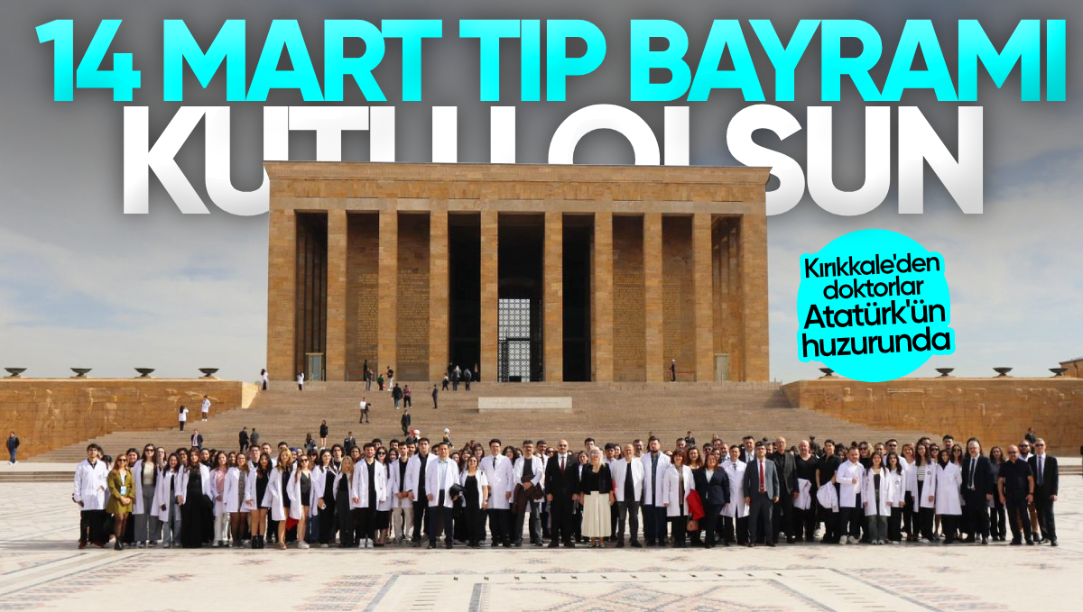 Kırıkkale’de Görev Yapan Doktorlar 14 Mart Tıp Bayramı’nda Anıtkabir’i Ziyaret Etti