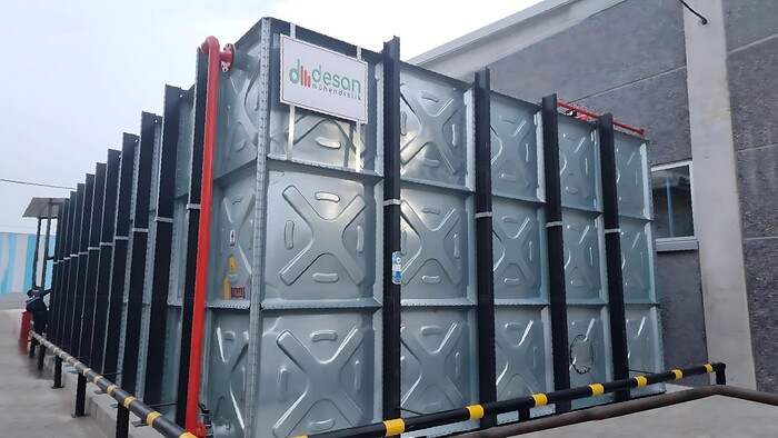 Desan Mühendislik Paslanmaz Çelik Modüler Su Depoları