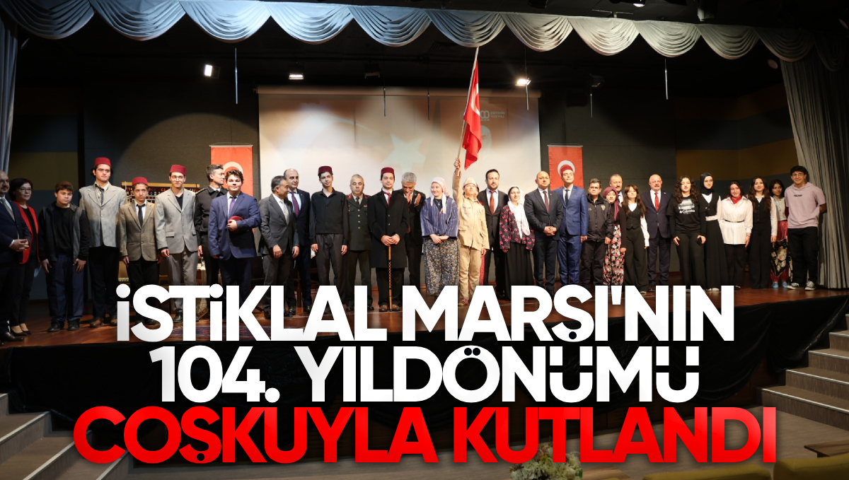 Kırıkkale’de İstiklal Marşı’nın 104. Yıl Dönümü Coşkuyla Kutlandı