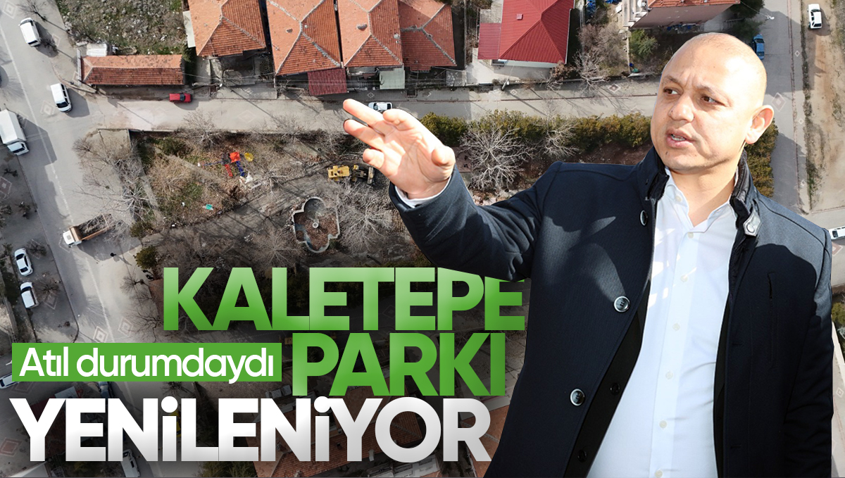 Kırıkkale Kaletepe’nin Atıl Durumdaki Parkı Yenileniyor 