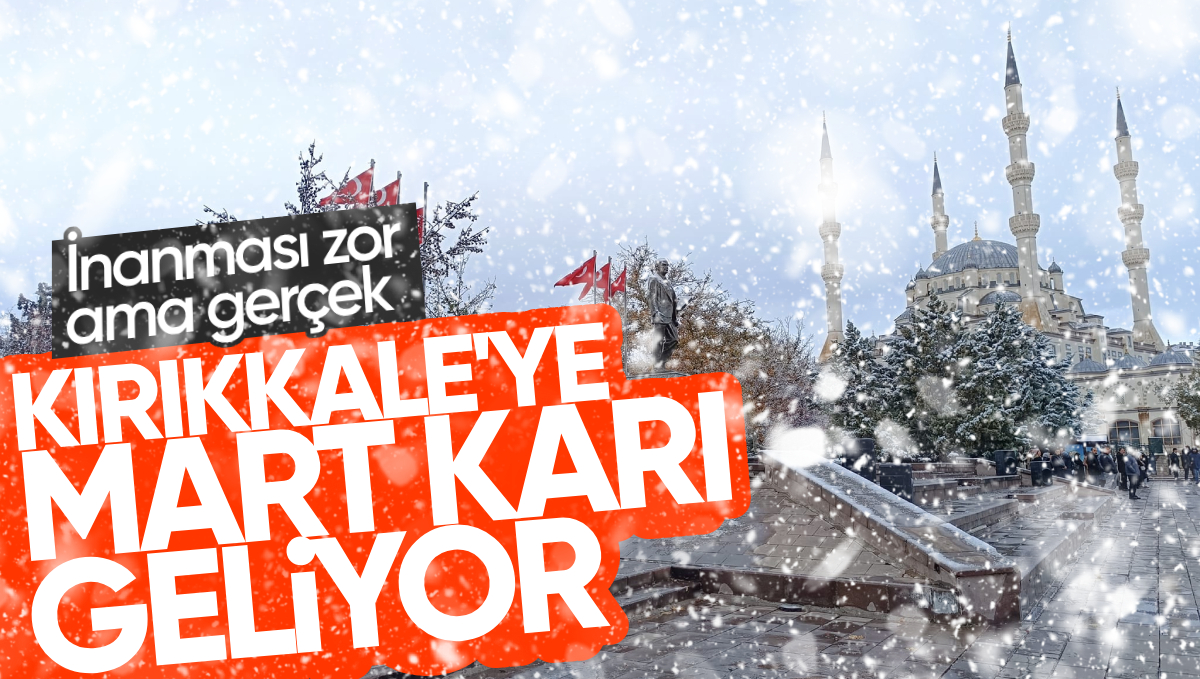 Havalar Soğuyor, Kırıkkale’ye Mart Karı Geliyor
