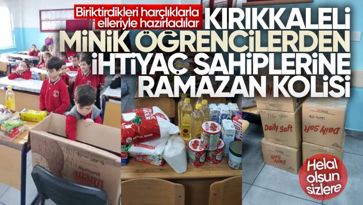 Büyüklük Kalpte Gizli: Kırıkkale’li Minik Öğrenciler Ramazan Kolileriyle Fark Yarattı!