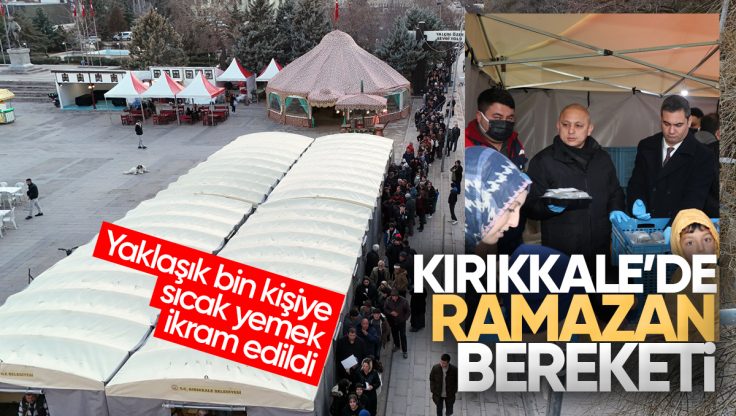 Kırıkkale Ramazan Sokağı’nda İftar Çadırı Vatandaşları Buluşturdu