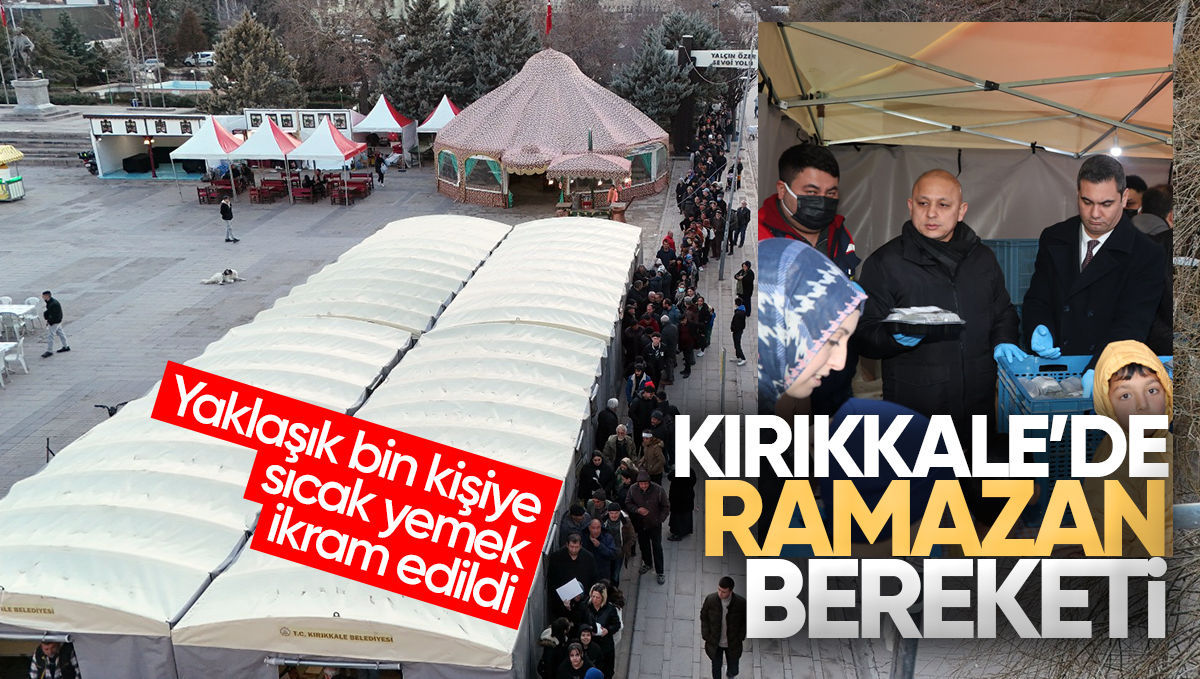 Kırıkkale Ramazan Sokağı’nda İftar Çadırı Vatandaşları Buluşturdu