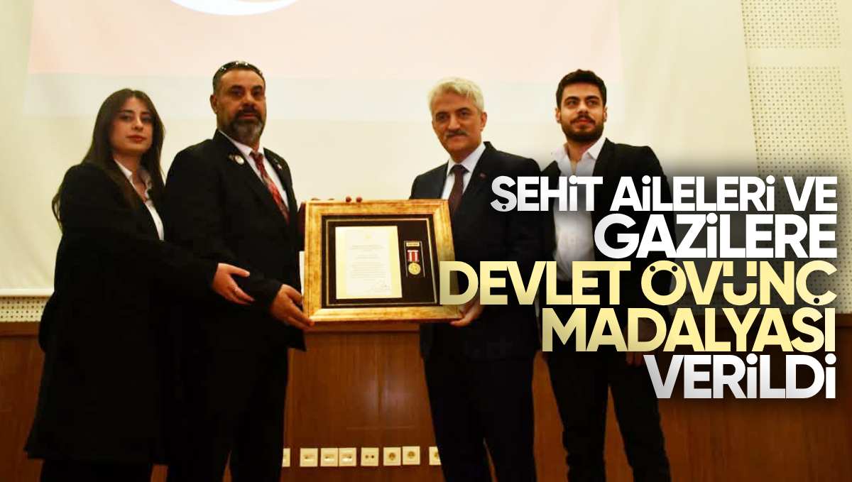Kırıkkale’de Şehit Aileleri ve Gazilere Devlet Övünç Madalyaları Takdim Edildi