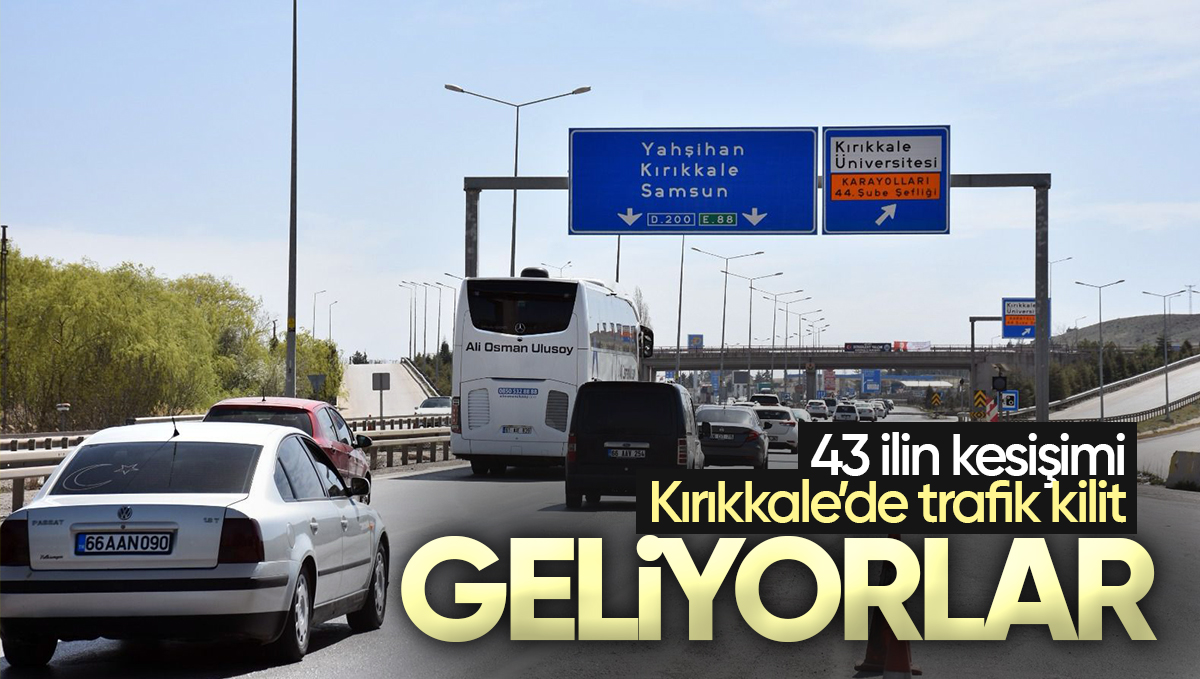 Kırıkkale’de Bayram Trafiği Yoğunlaştı: Polis ve Jandarma Denetimleri Sıklaştırdı