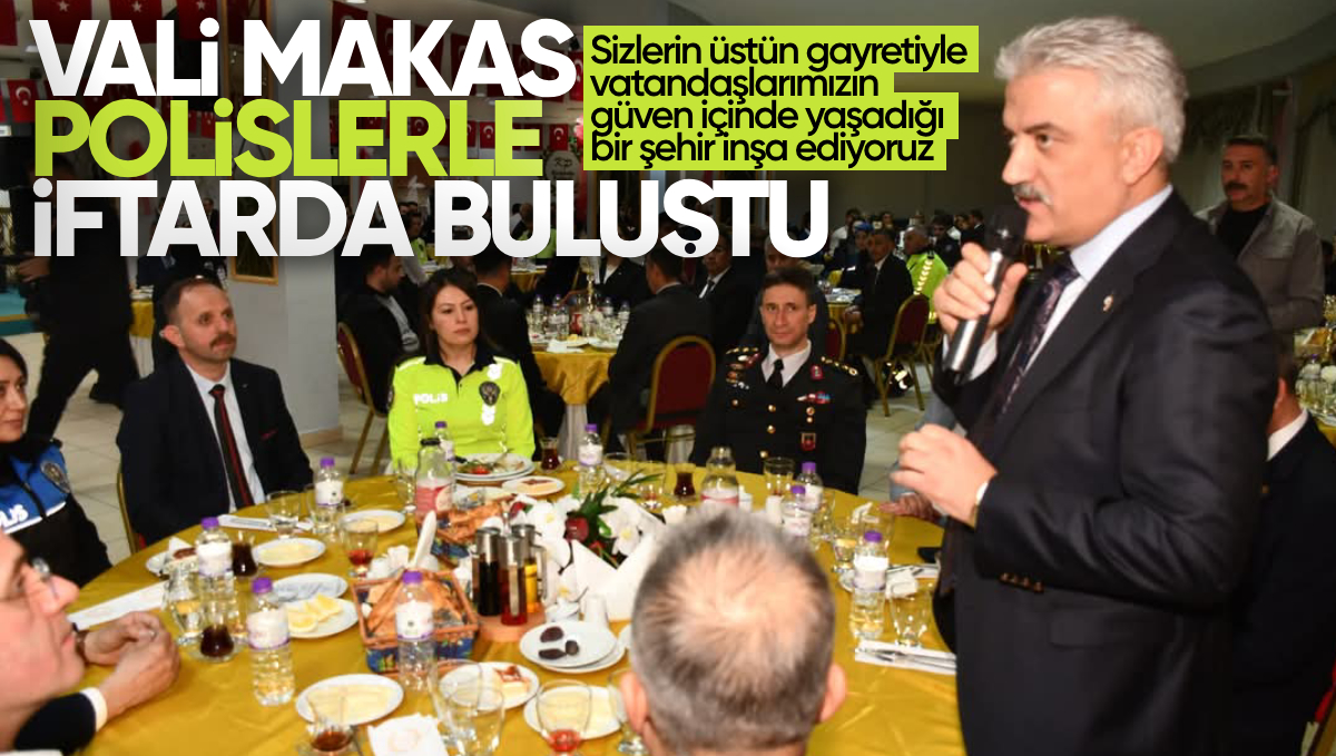 Kırıkkale Valisi Mehmet Makas, Polislerle İftar Programında Buluştu