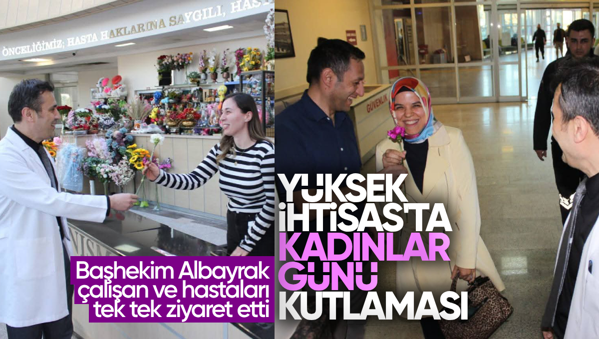 Kırıkkale Yüksek İhtisas Hastanesi’nde 8 Mart Dünya Kadınlar Günü Coşkusu