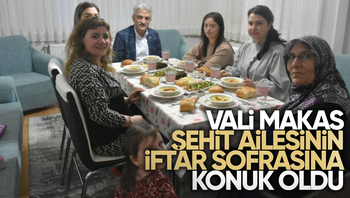 Kırıkkale Valisi Mehmet Makas, Şehit Ailesinin İftar Sofrasına Konuk Oldu