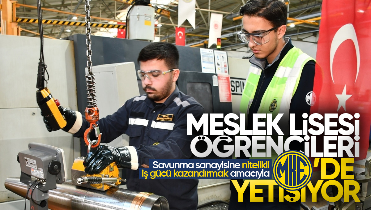 Kırıkkale’de Meslek Lisesi Öğrencileri MKE Mühimmat Fabrikası’nda Savunma Sanayisi İçin Yetişiyor