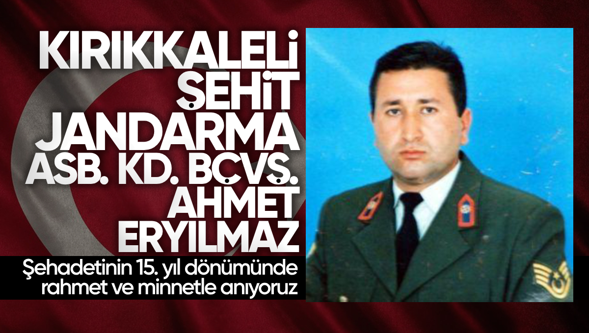 Kırıkkale’li Şehit Jandarma Astsubay Kıdemli Başçavuş Ahmet Eryılmaz Kabri Başında Dualarla Anıldı