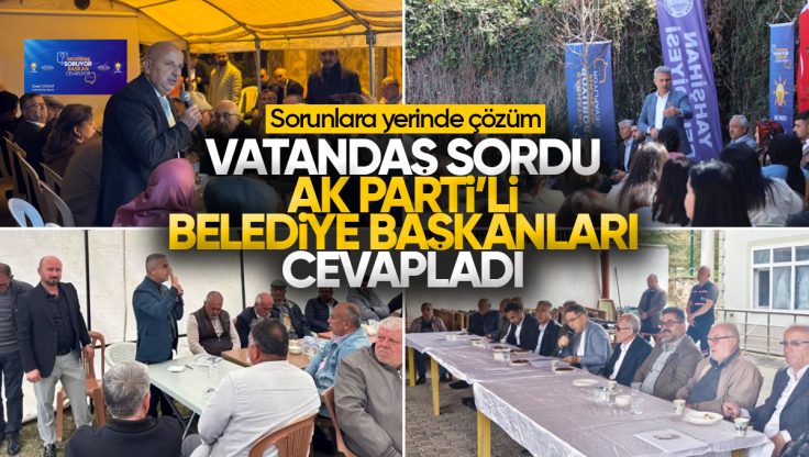 AK Parti’li Kırıkkale İlçe Belediye Başkanları Halkla Buluştu: Sorunlara Yerinde Çözüm